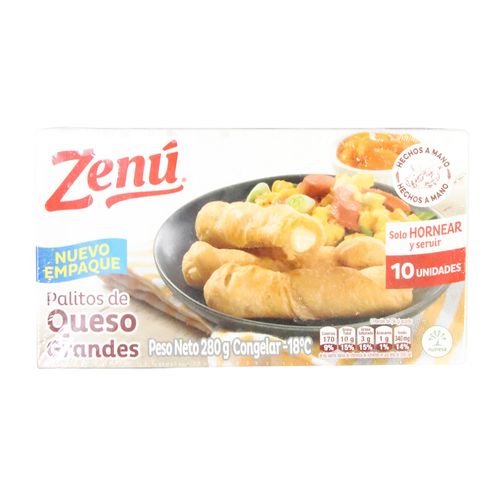 PALITO DE QUESO ZENU*280GRS