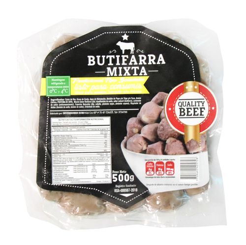 BUTIFARRA SOLEDEÑA QB  x 500 GR