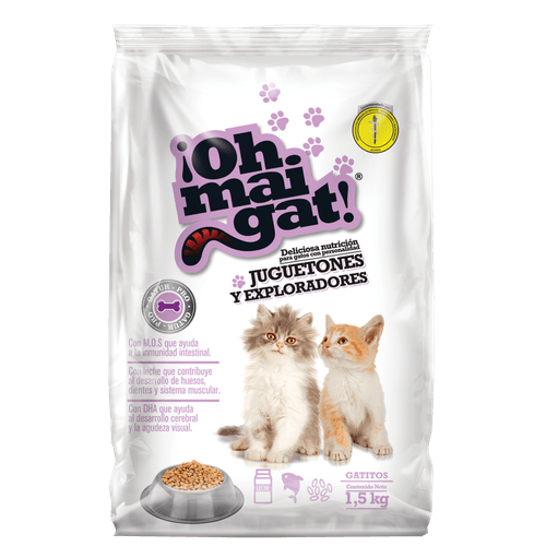 OHMAIGAT GATITOS JUGUETONES * 1.5KG