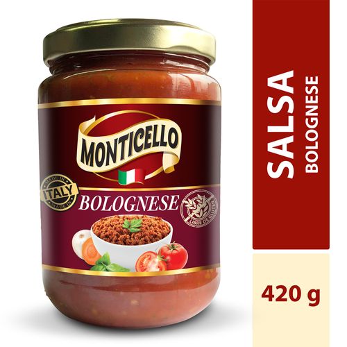 SALSA BOLOGNESE MONTICELLO x420 GR