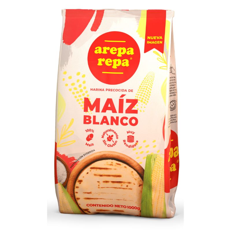 Harina Blanca Arepa Repa X 1000gr 