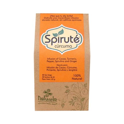 TE DORADO CURCUMA SPIRUTE 30 BOL 45GR