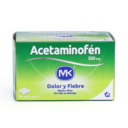 ACETAMINOFEN MK 24U x 500MG