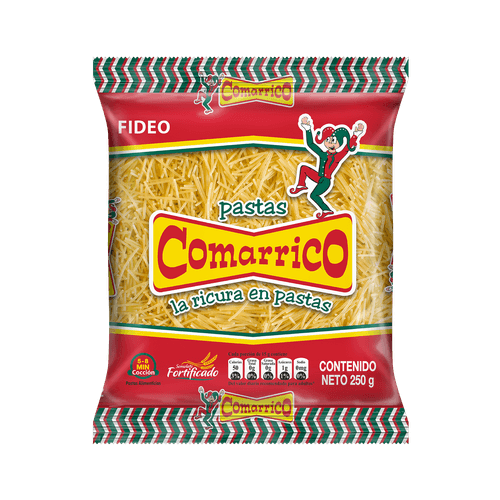 PASTA FIDEO COMARRICO  x 250 GR