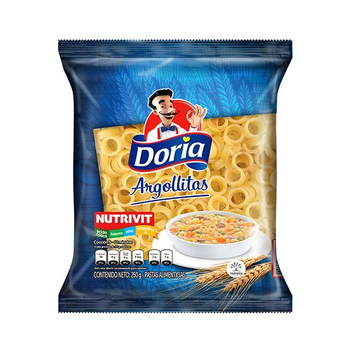 PASTAS DORIA ARGOLLITAS  x 250GR
