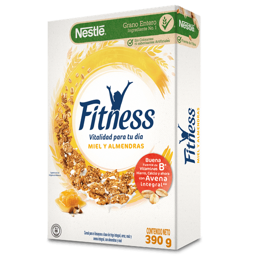 CEREAL FITNESS HONEY&ALMOND *390GR