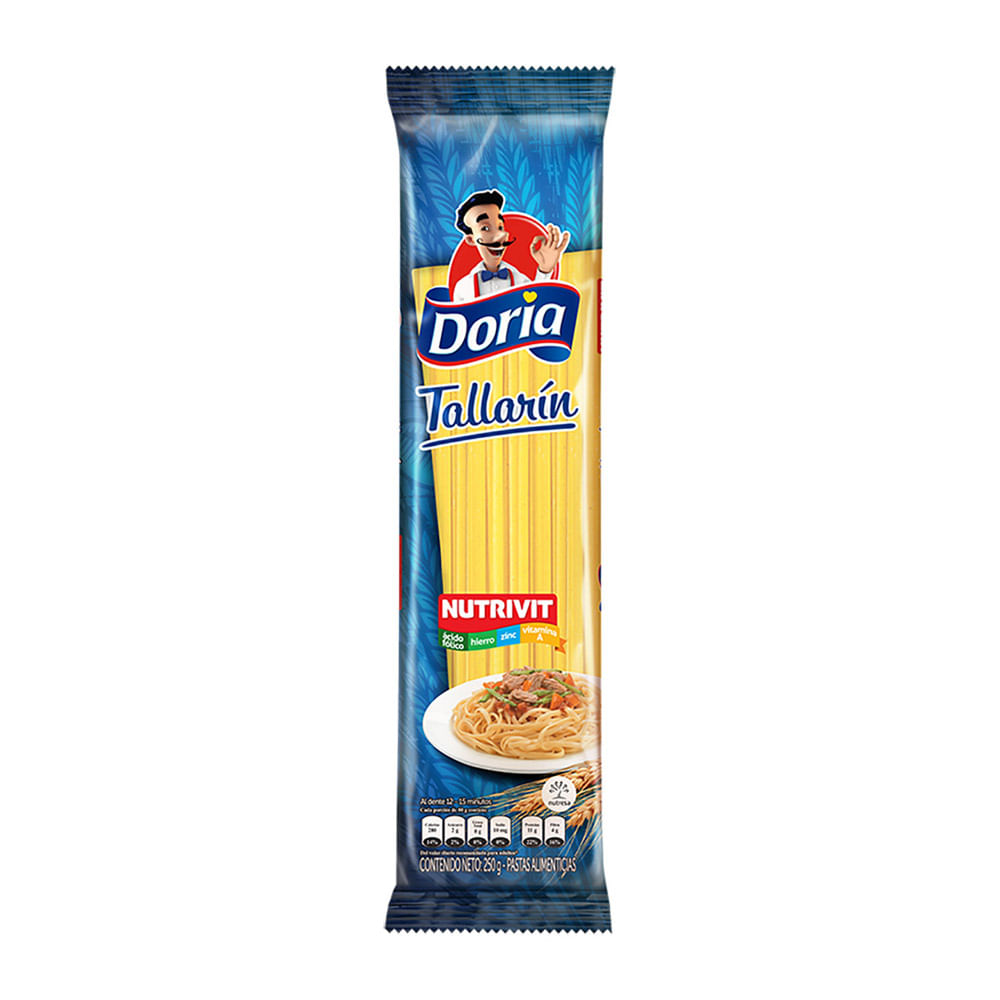 Pasta integral con espinaca - Pastas Doria