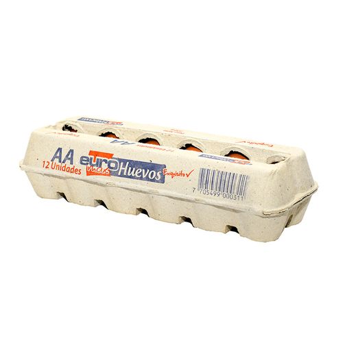 HUEVO EUROMAX ROJO AA X 12 UD