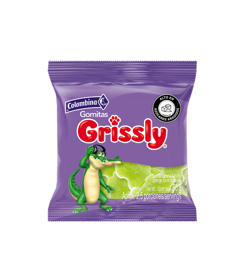 GOMA GRISSLY SNACK COCODRILO*50GR