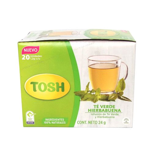 TOSH TE VERDE HIERBABUENA  x  24 GR