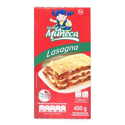 LASAÑA LA MUÑECA  x 400GR