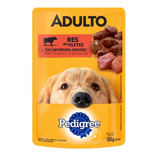 POUCH PEDIGREE ADULTO RES*100GR