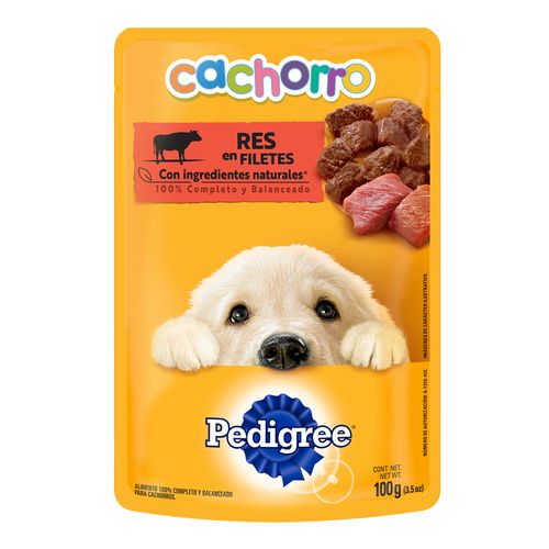 POUCH PEDIGREE CACHORRO RES*100GR