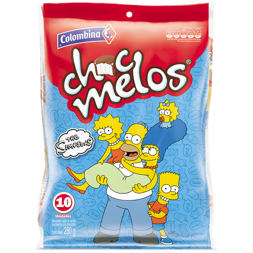 CHOCMELOS SIMPSON  x 280GR