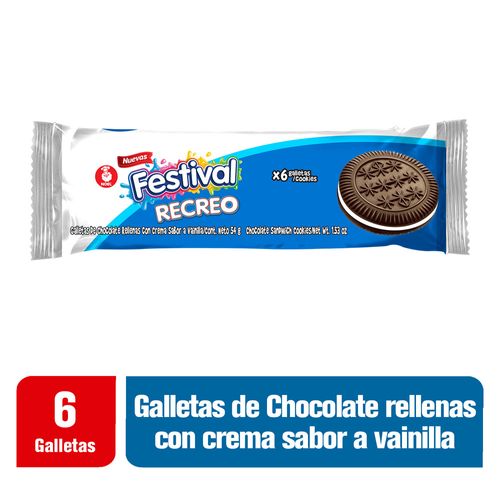 GALLETA FESTIVAL RECREO  x  56 GR