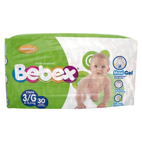 PANAL BEBEX TALLA G X 25 + 5 UNDS