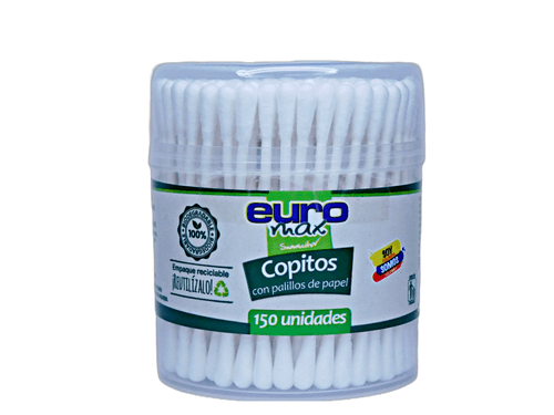 COPITOS EUROMAX PALILLO DE PAPEL*150UND