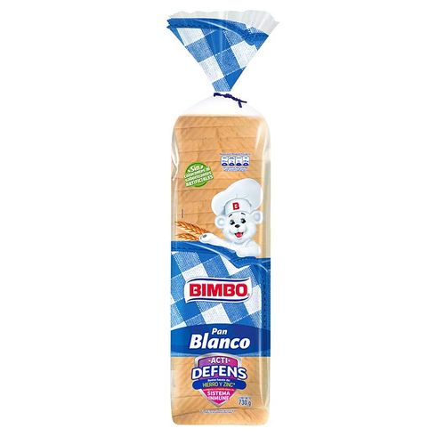 PAN BLANCO BIMBO x 730 GR