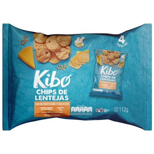 PASABOCAS LENTEJA QUESO ROST KIBO 4x112G