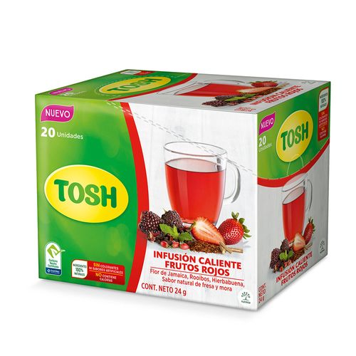 INFUSION TOSH CALIENTE FRUTOS ROJOS * 24