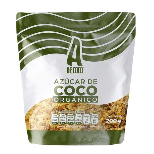 AZUCAR DE COCO ORGANICO  x 200 GR