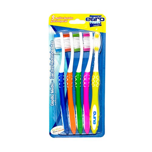 CEPILLO DE DIENTES X5 BLISTER EUROMAX