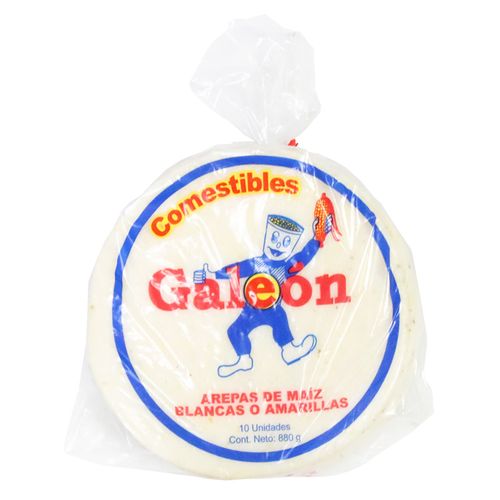 AREPA TELA BLANCA GALEON*10UND