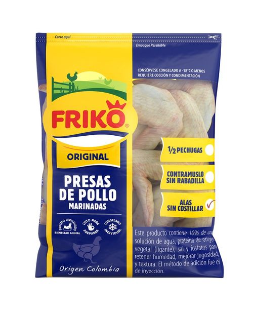 ALAS POLLO FRIKO BOLSA 16UND