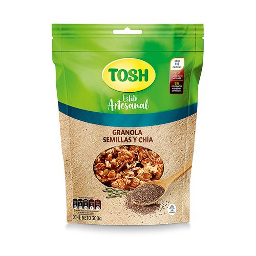 CEREAL GRANOLA ARTESANAL SEMILLAS Y CHIA