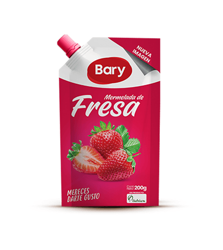 MERMELADA BARY FRESA DOYPACK *200GR