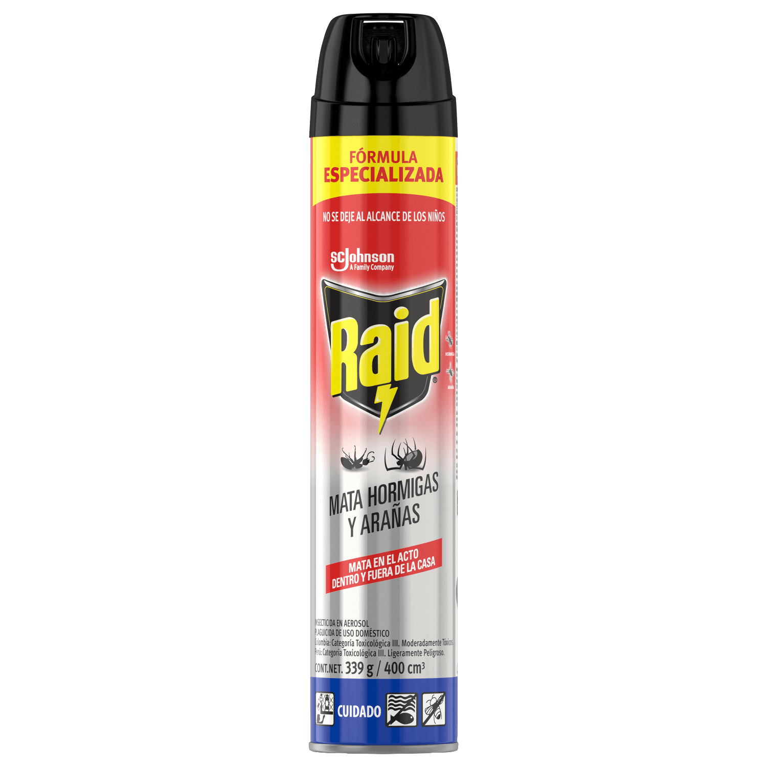 INSECTICIDA RAID HORMIGA Y ARAÑA *339GR