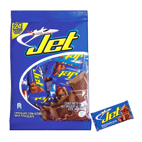 CHOCOLATINA JET LECHE 24 UND * 6 GR