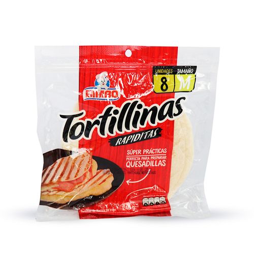 TORTILLA BLANCA BIMBO X8UND  x 240GR