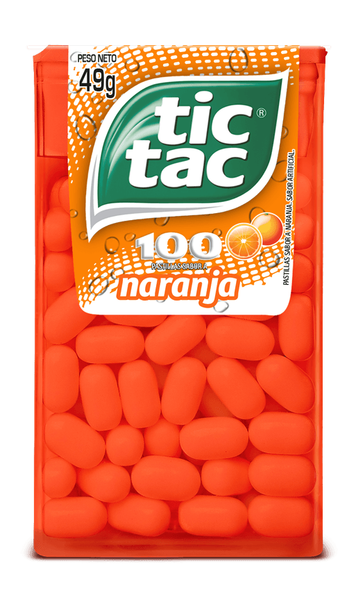 TIC TAC NARANJA  x 100GR