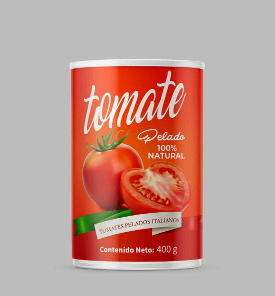 Tomates pelados en lata 400g alce nero