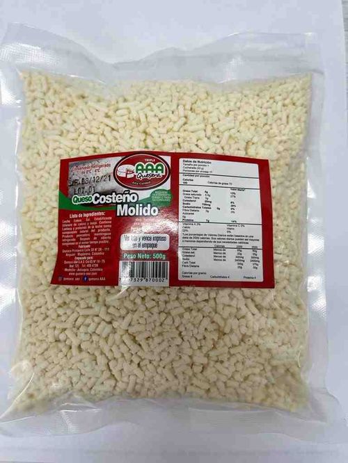 QUESO COSTEÑO MOLIDO QUESERA AAA x500GR