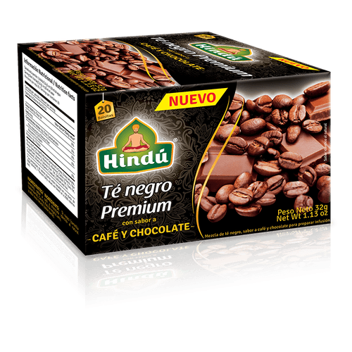 TE NEGRO HINDÚ CAFÉ CHOCOLATE X20UN