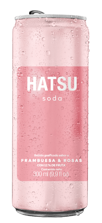 SODA HATSU FRAMBUESA ROSA LATAx 300 ML
