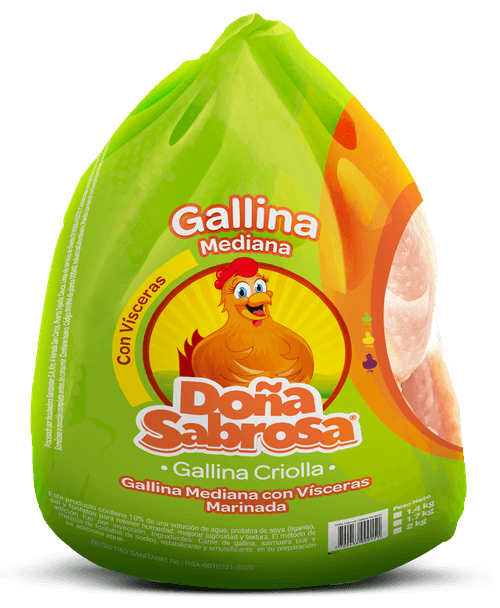 GALLINA MARINADA DOÑA SABROSA x 1400 GR