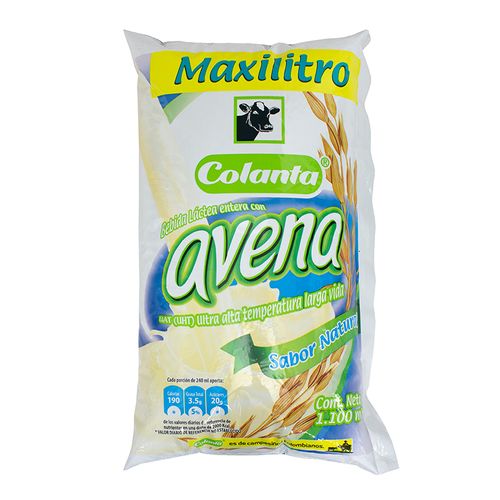 AVENA UHT NATURAL COLANTA x 1.100ML