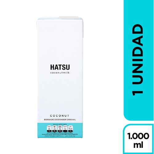 HATSU COCONUT MILK  x 1000ML
