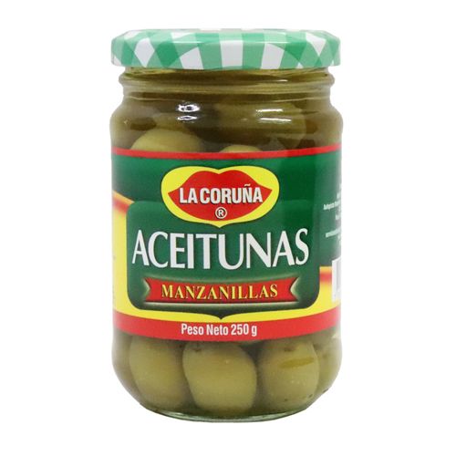 ACEITUNAS MANZANILLA FCO CORUÑA  x 250GR