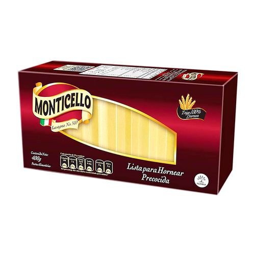LASAÑA MONTICELLO  x 400GR