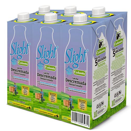 LECHE UHT DESLAC-DESCR COLANTA X6*1000ML