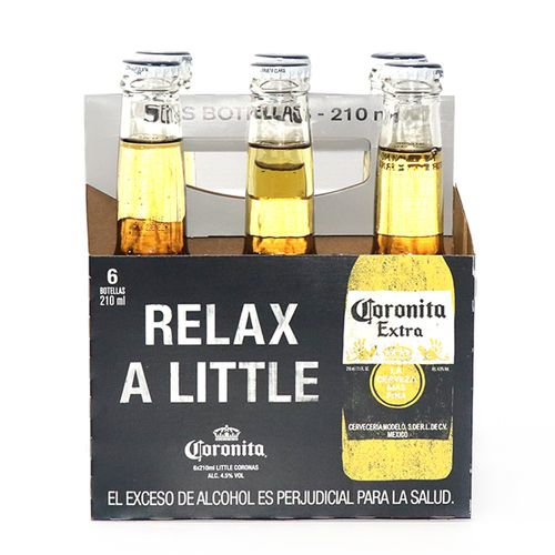 CERVEZA EXTRA NAL CORONITA X6UND *210ML