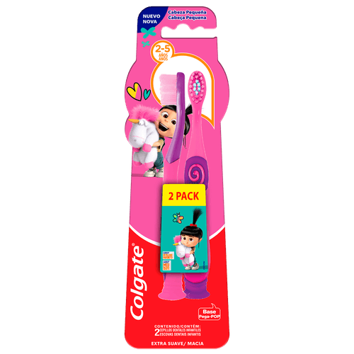 CEPILLO DENTAL COLGATE MINIONS 2-5 2PACK