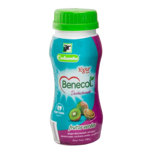 YOGUR DESLACT FRUT VERDES BENECOL*100GR