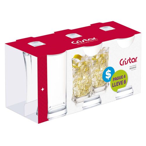 VASO PAGUE 4 LLEVE 6 VIVALDI 11ONZ