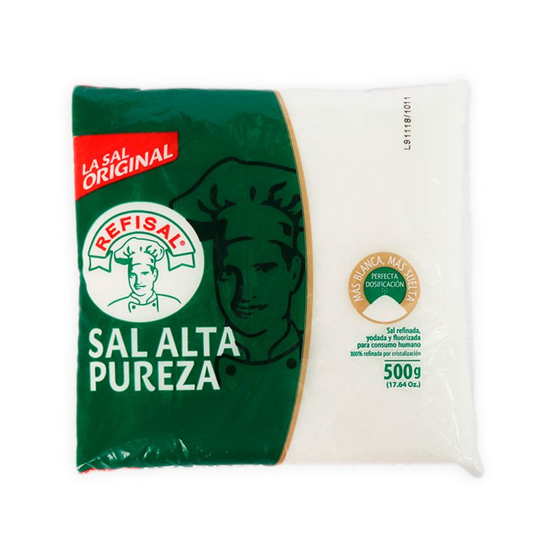 Sal Marina Refisal Alta Pureza en bolsa