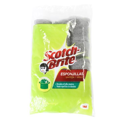 ESPONJILLA SCOTCH BRITE  x 6U